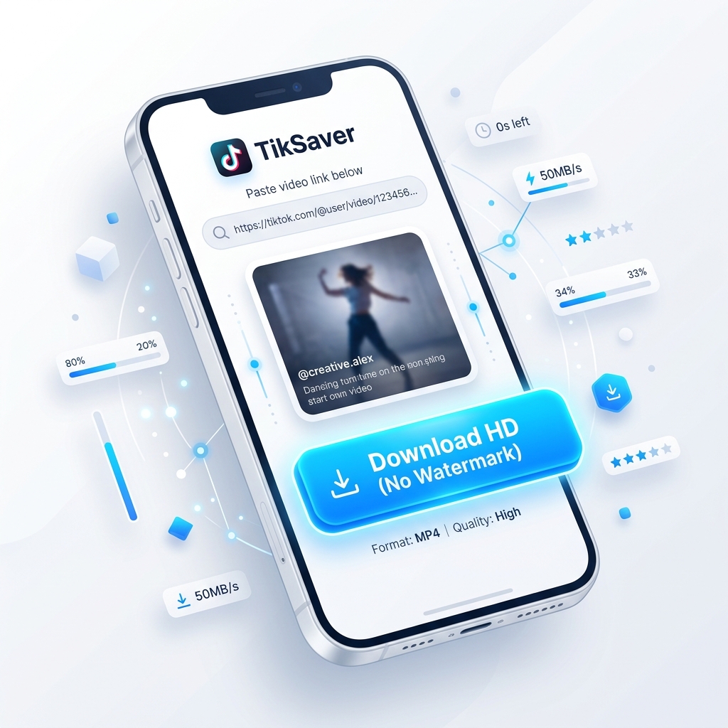 TikTok Downloader User Interface